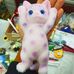 Таба Сквиш 20 см Большая Кошка Розовая Lavender Spots Cheer Cat - таба лапка антистресс, Фото 3