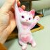 Большой Таба Сквиш 21 см Кошка Розовая Pink Cheer Cat - таба лапка антистресс, Фото 3