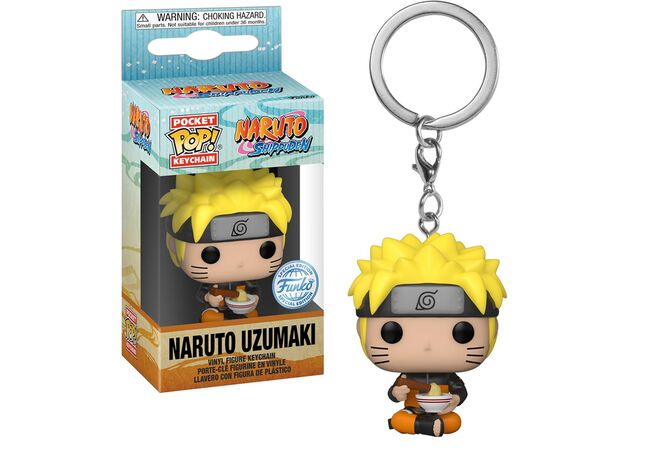 Узумакі Наруто з тарілкою рамена Брелок Funko Pop Фанко Поп
