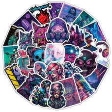 Cyberpunk наклейки наклейки 50 шт