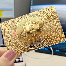 Биткоин игровая карточка наклейка на карту банка - Аксессуары