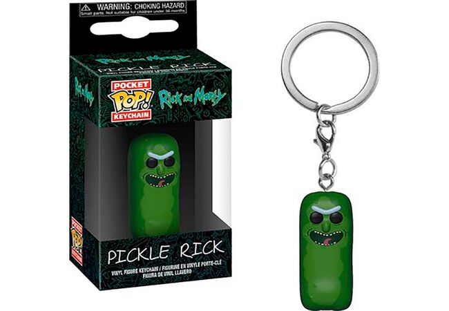 Брелок Огурчик Рик Funko Pop Фанко Поп из Рик и Морти