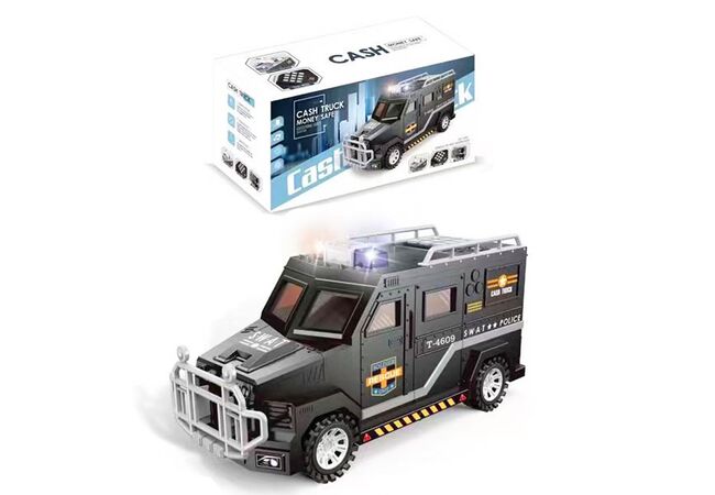 Дитячій Сейф Скарбничка поліцейський автомобіль
