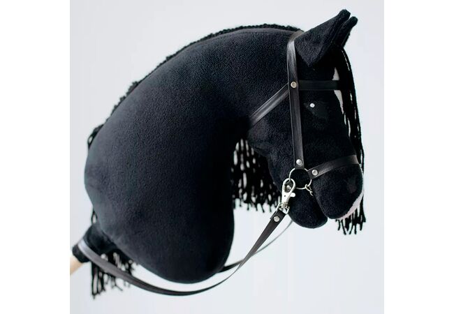 Лошадка для Хоббихорсинга чёрная Hobby Horse лошадь на палке
