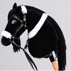 Лошадка для Хоббихорсинга с упряжью Hobby Horse лошадь на палке