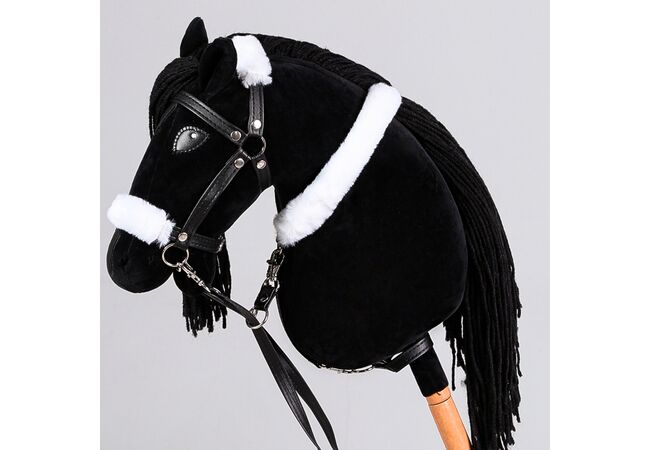 Лошадка для Хоббихорсинга с упряжью Hobby Horse лошадь на палке