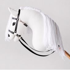 Білий Кінь для Хоббіхорсингу кінь Hobby Horse хоббі кінь на палиці - Аксесуари