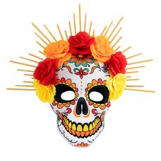 Маска Смерти Muerta в мексиканском стиле День мёртвых