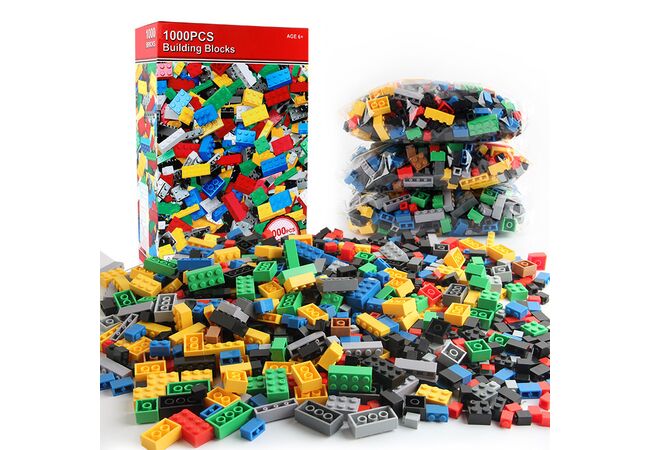 Блоки строительные конструктор аналог для lego classic Тысяча Lego 1000 деталей