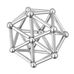 Buckyballs & Buckybars (серебро) - магнітний нео конструктор, Фото 3