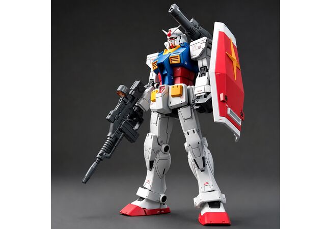 RX-78-2 Gundam робот меха сборная 3D модель