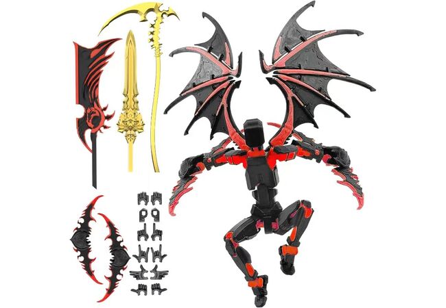 Робот Illidan Red Dummy збірна екшн-фігурка конструктор