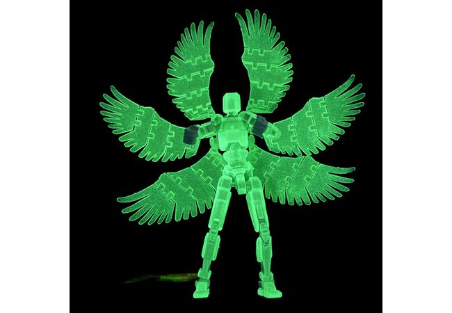 Робот Seraphim Dummy сборная экшн-фигурка (светится в темноте) конструктор
