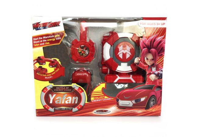 Іграшка Ліга Вотчкар (машинка Аван і Рой) + годинник-запускалка WatchCar