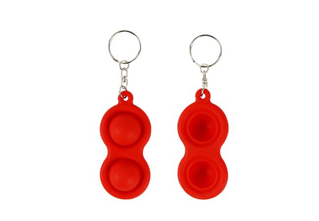 Simple Dimple брелок Fidget красный