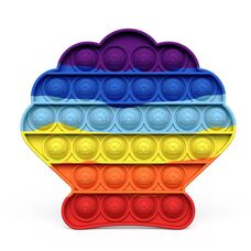 Игрушка антистресс Pop it Жемчужина радуга с фигуркой на каждом шарике - Pop it