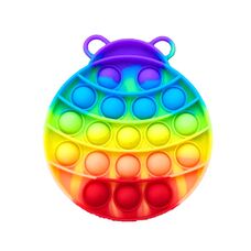 Игрушка антистресс Pop it «Божья коровка радуга» - Pop it