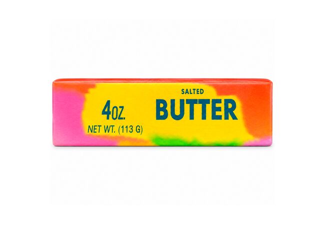 Масло Радужное сквиш игрушка антистресс (Butter Squishy) 14 см