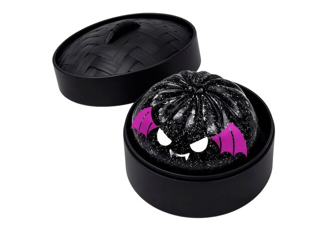 Пельмень сквіш Чорний Helloween Антистрес Dumpling (6 см)