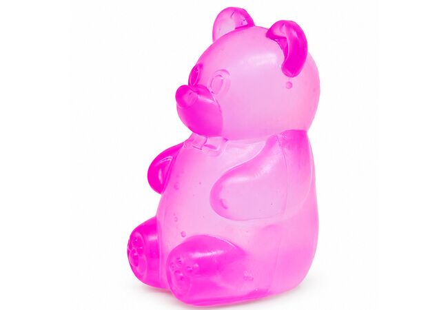 Мишка Фиолетовый NeeDoh сквиш антистресс Gummy Bear 8 см