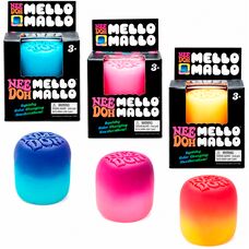 Зефир Mello Mallo меняет цвет на солнце сквиш NeeDoh антистресс Новинки