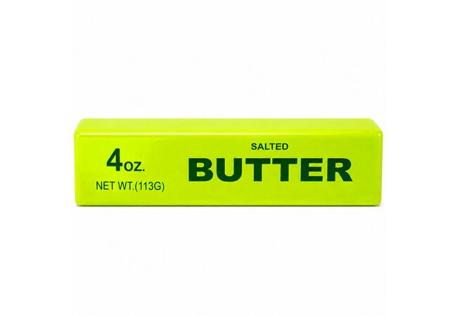 Масло сквіш Салатове іграшка антистрес (Butter Squishy) 13 см
