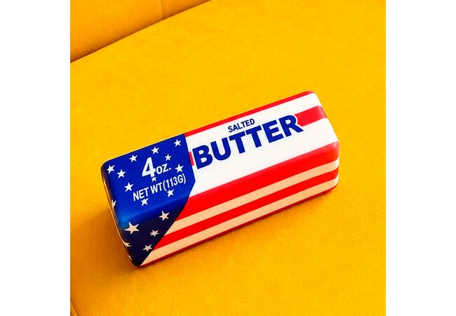 Масло сквіш Freedom іграшка антистрес (Butter Squishy) 13 см