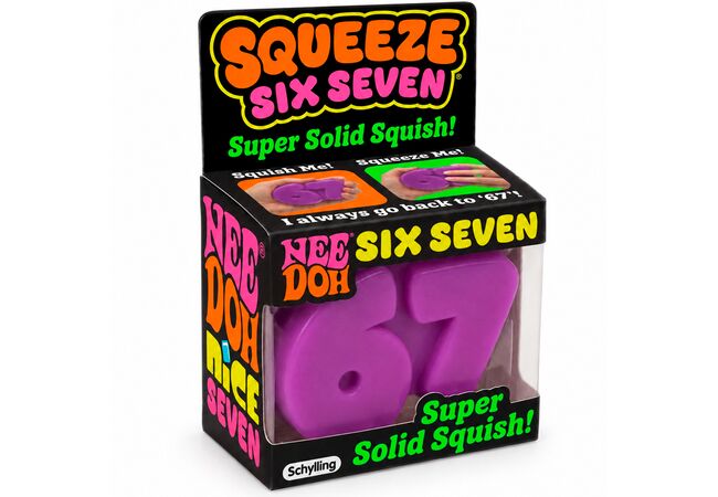 Сикс Севен (Six Seven) сквиш NeeDoh Nice Cube антистресс