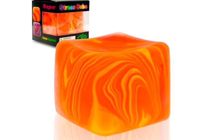 Куб Градиент Оранжевый NeeDoh Nice Cube антистресс