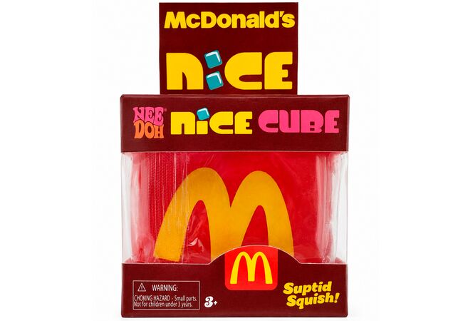Куб антистресс McDonald’s NeeDoh сквиш