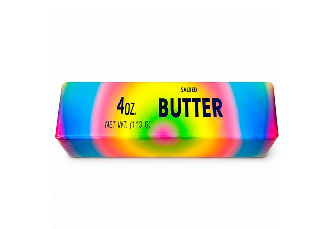 Масло Радужное сквиш игрушка антистресс (Butter Squishy) 14 см